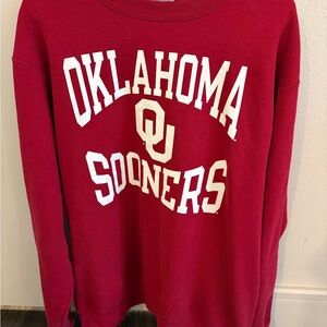 Champion Red Oklahoma Sooners Sweater